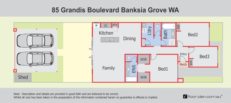 Colour Floor Plan